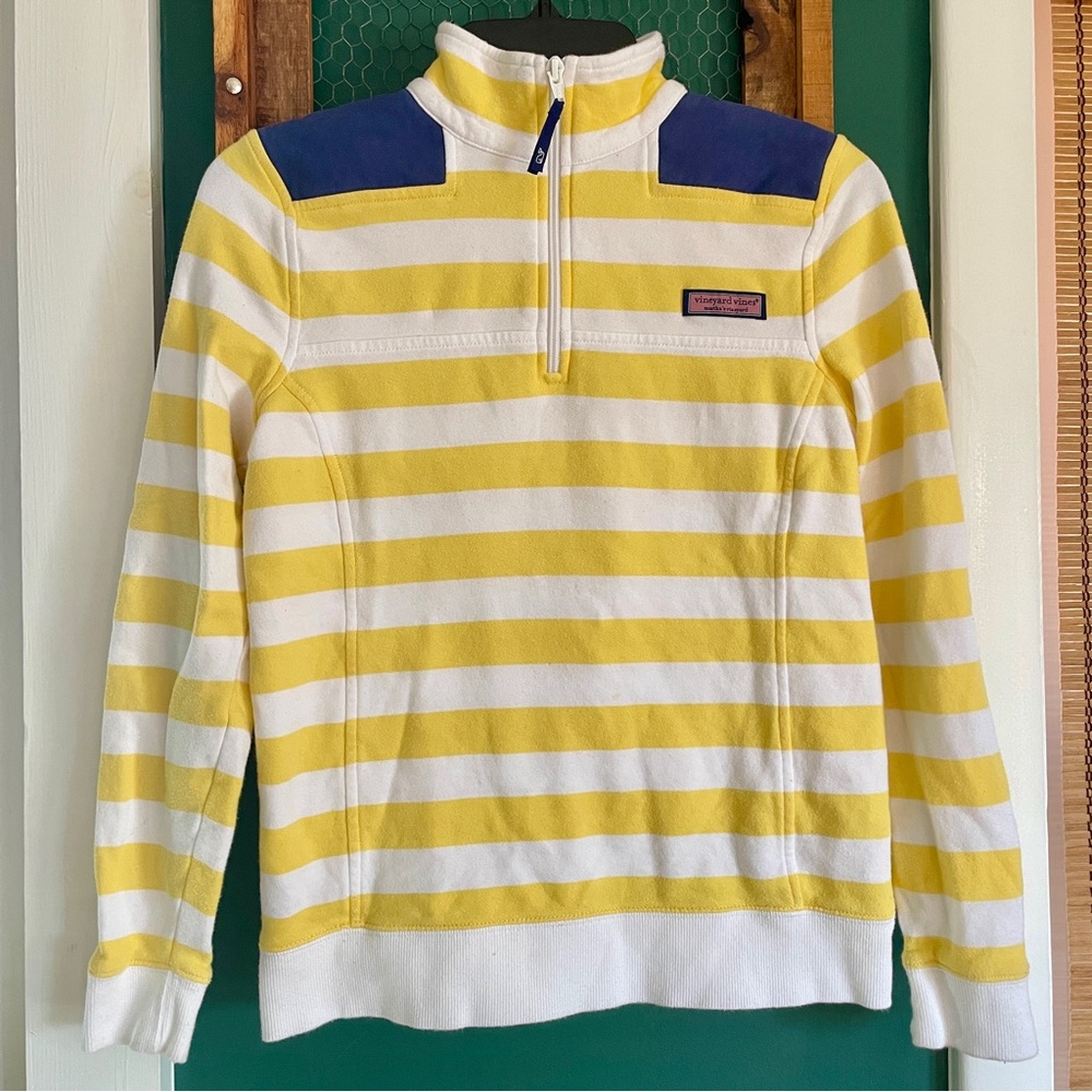 Vineyard Vines Quarter Zip Sweatshirt Pullover Size XXS